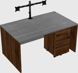 Rectangular desk