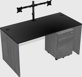 Rectangular desk