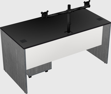 Rectangular desk
