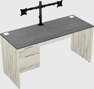 Rectangular desk