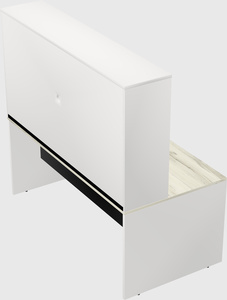 Rectangular desk