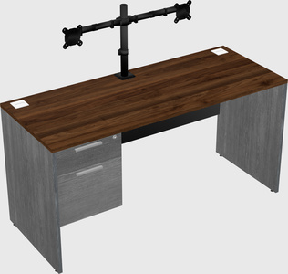 Rectangular desk