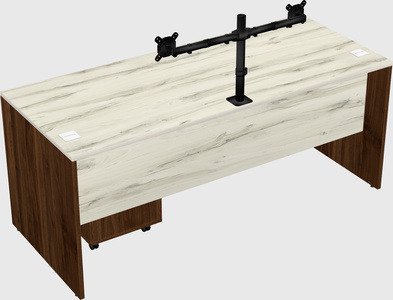 Rectangular desk