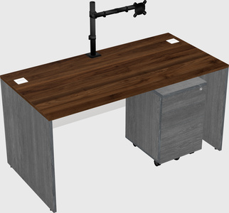 Rectangular desk