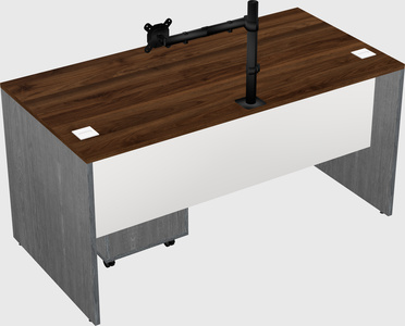 Rectangular desk