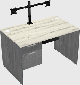 Rectangular desk