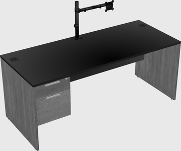 Rectangular desk