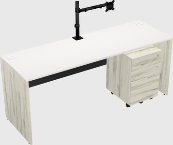 Rectangular desk