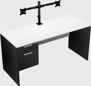 Rectangular desk