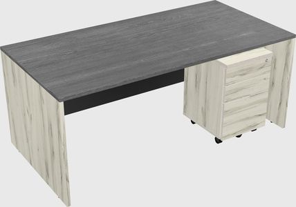 Rectangular desk