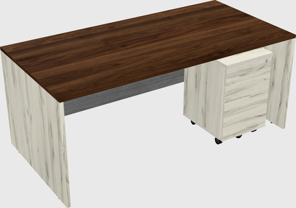 Rectangular desk