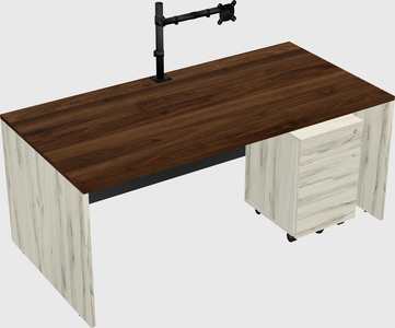 Rectangular desk