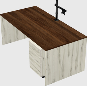 Rectangular desk