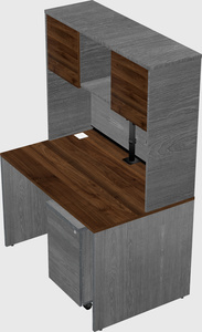 Rectangular desk