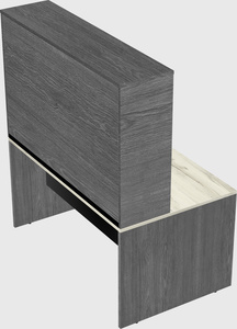 Rectangular desk