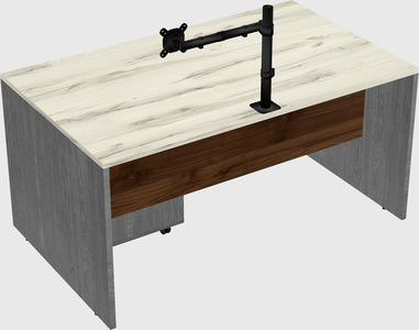 Rectangular desk