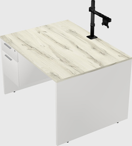 Rectangular desk