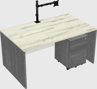 Rectangular desk