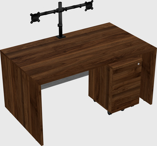 Rectangular desk