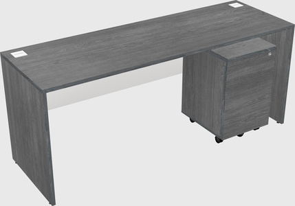Rectangular desk
