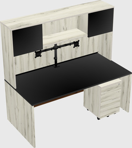 Rectangular desk