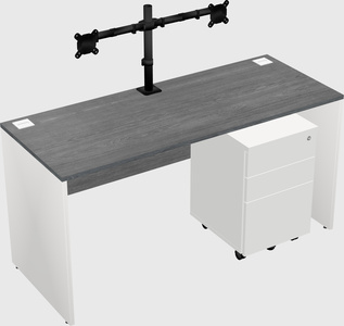 Rectangular desk