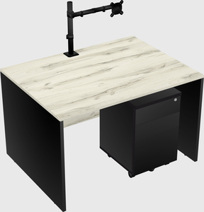 Rectangular desk