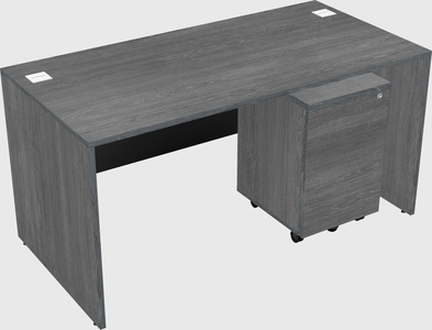 Rectangular desk
