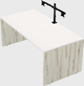 Rectangular desk
