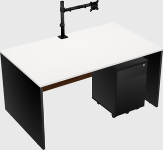 Rectangular desk