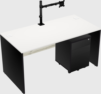 Rectangular desk