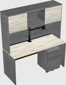 Rectangular desk