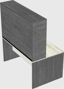 Rectangular desk