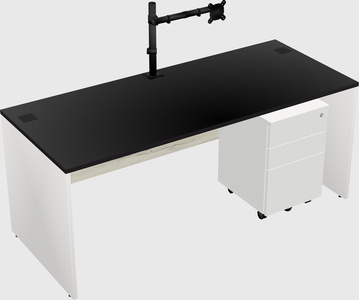 Rectangular desk