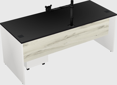 Rectangular desk