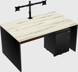 Rectangular desk