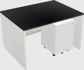 Rectangular desk