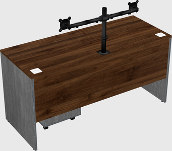 Rectangular desk