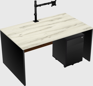 Rectangular desk