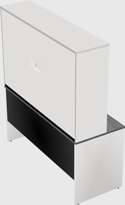 Rectangular desk