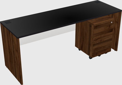 Rectangular desk