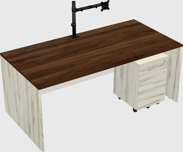 Rectangular desk