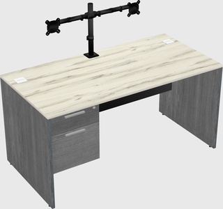 Rectangular desk