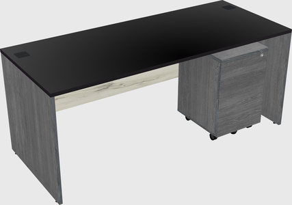 Rectangular desk