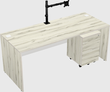 Rectangular desk