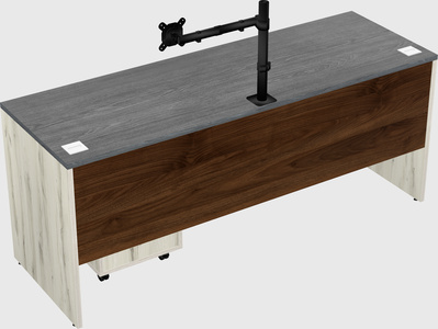 Rectangular desk