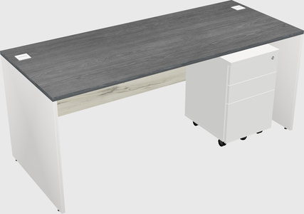 Rectangular desk