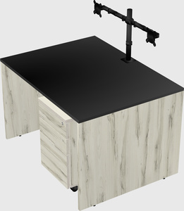 Rectangular desk