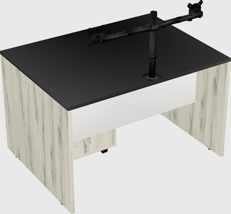 Rectangular desk