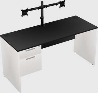 Rectangular desk